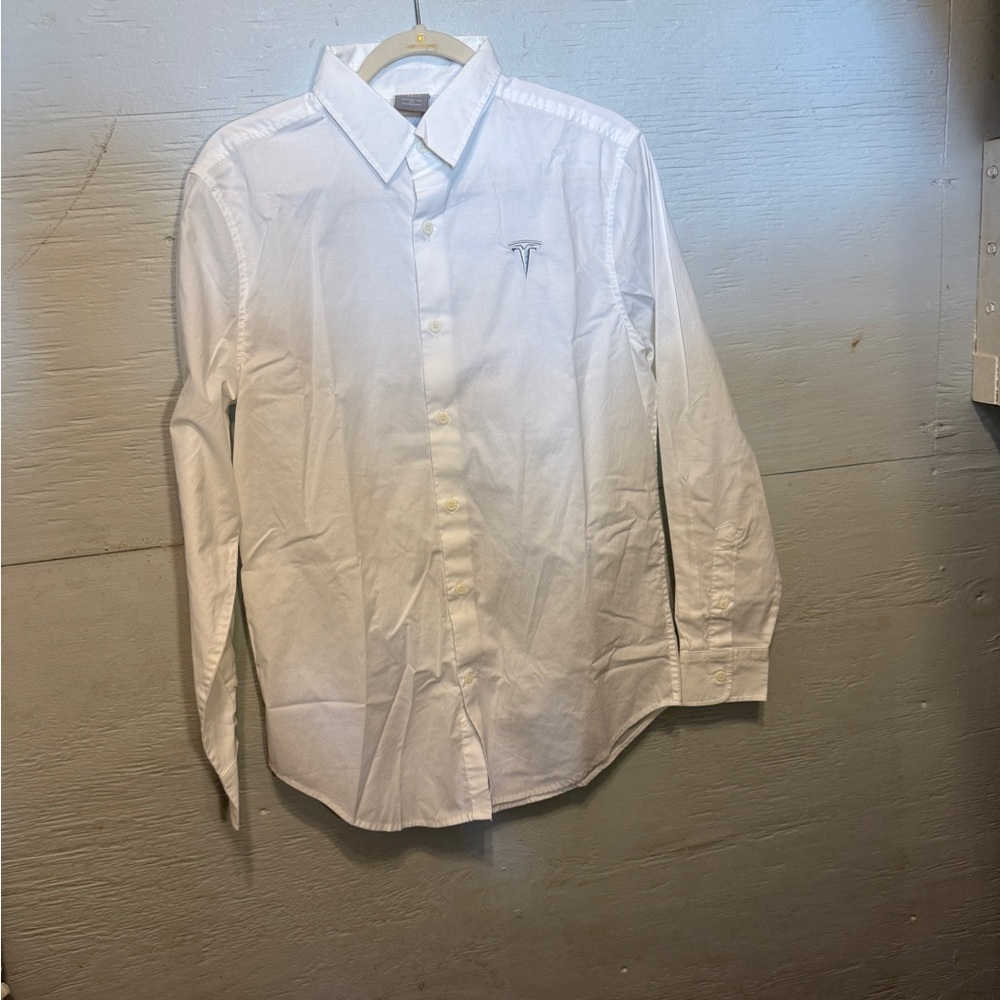 Tesla button down shirt
